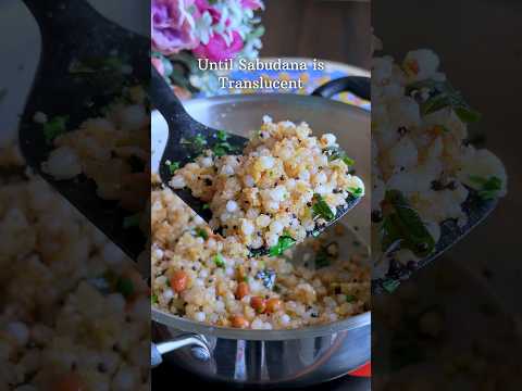 Non Sticky Sabudana Khichdi Recipe | Sabudana Poha #shorts