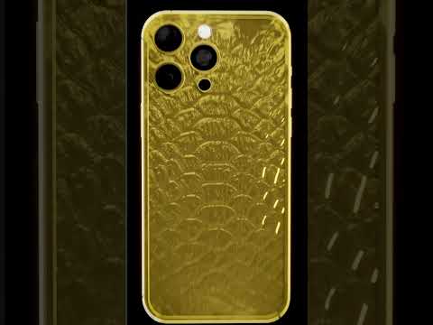 Leronza's Customized 24K Gold Apple iPhone 15 Pro & Max Aurum Edition