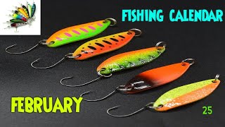 February fishing Calendar