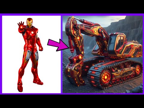 AVENGERS But EXCAVATOR VENGERS 🔥 All Characters (marvel & DC) 2024💥