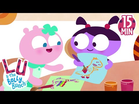 Lu and Barnaby's Spaghetti Showdown | Cartoons for Kids | Lu & The Bally Bunch