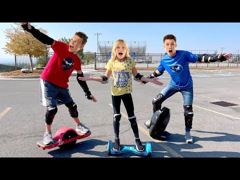 Which is BEST? Exotic Hoverboard Race!