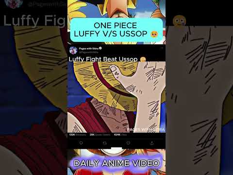 LUFFY FIGHT BEAT USSOP |ONE PIECE |  #LUFFY #USSOP #ONEPIECEN #shortsanime #shortsvideo #shortsviral