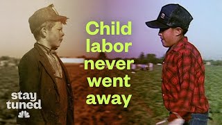 How does child labor still exist in America?