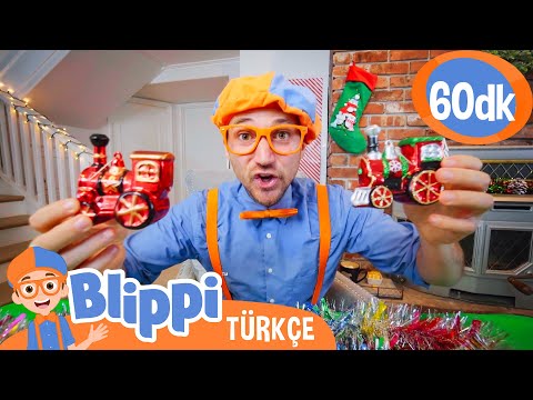 Blippi Noel Ağacını Süslüyor - Tatili Blippi ile Kutlayın | Blippi Türkçe