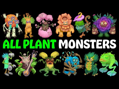 All Plant Monsters in My Singing Monsters | MSM (Songs & Animations)