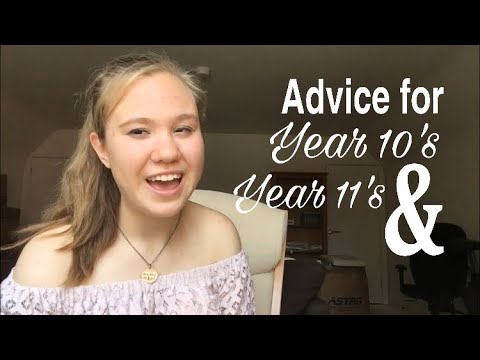 ADVICE FOR YEAR 10'S & 11'S FOR THE NEXT ACADEMIC YEAR!