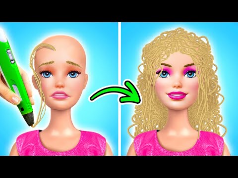 From Poor to Rich Doll ✨ Easy Doll Makeover Ideas