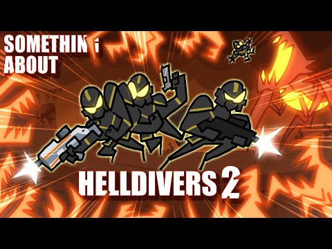 Something About Helldivers 2 ANIMATED 💥🐛🤖💥 (Loud Sound & Flashing Lights Warning)