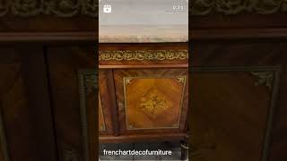 French Louis XVI Sideboard marble top #sorts #youtube #furniture #frenchantiques #antique #miami