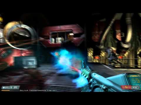 Doom 3: BFG Edition: First Hellknight encounter at Delta Labs 4 GTX 570 i5-3570K 3.8GHz