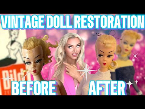 VINTAGE DOLL RESTORATION! BILD LILLI DOLL RESTORATION! REPAINT! SEWING! VINTAGE PONYTAIL BARBIE!