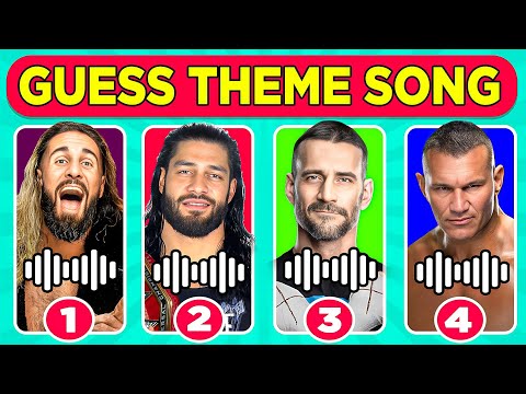 Can You Guess the WWE Superstars from Their Old Theme Songs? 🎵✅🔊