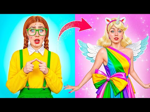 Dress to Impress | From Nerd to Popular Challenge by Multi DO Girls