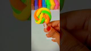 DIY candy | miniature candy lolipop || #shorts #shortvideo #shortsfeed #miniature #diy #craft #clay