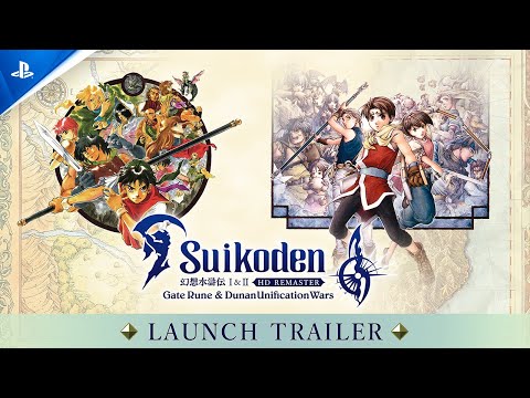 Suikoden I&II HD Remaster - Launch Trailer | PS5 & PS4 Games