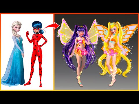 Can Ladybug Beat Elsa In A Magical WINX Club Fairy Tale Showdown?