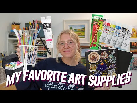 ★ my favorite art supplies ★