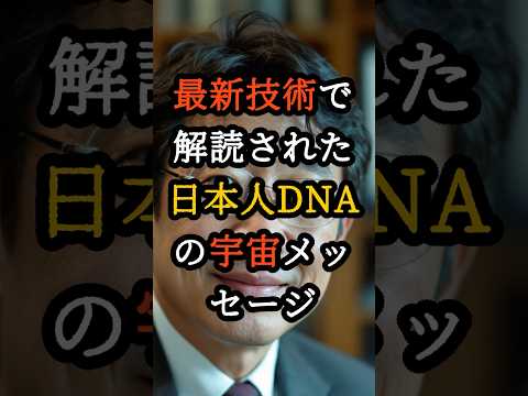 最新技術で解読された日本人DNAの宇宙メッセージ【 都市伝説 予言 オカルト スピリチュアル ミステリー 】