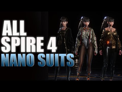 Stellar Blade Guide | All Nano Suit Outfit Locations On SPIRE 4 (PS5 Gameplay)