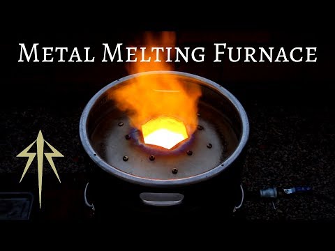 Making a Foundry│Metal Melting Furnace│Forge