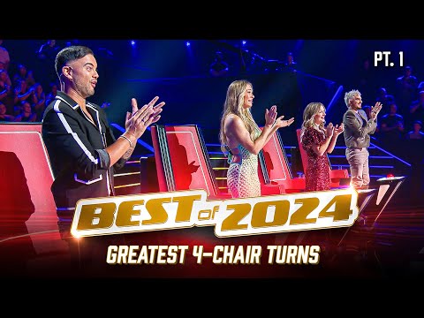 2024’s Greatest 4-CHAIR TURNS on The Voice | Mega Compilation | Pt. 1