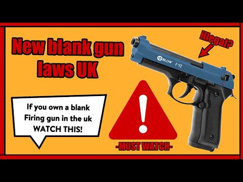 AMNESTY to be Held for BLANK FIRING guns UK!