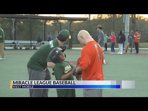 Miracle League of West Mobile holds first baseball game of season