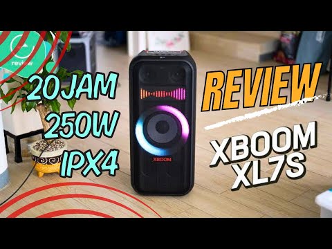 Review Speaker Audio LG TERBARU XBOOM XL7S - BATERAI 20 JAM + IPX4