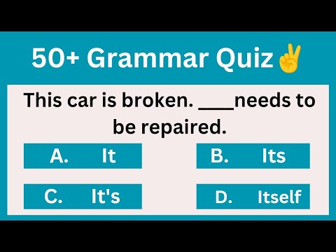 Basic English Grammar Quiz l Most Important Mixed Grammar l #grammarquiz