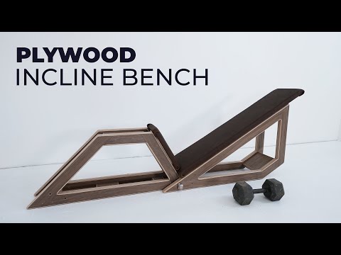 Plywood Incline Bench