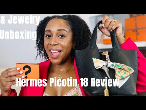 HERMES PICOTIN 18 REVIEW & JEWELRY UNBOXING: Features, Pros & Cons, What fits inside, Try On