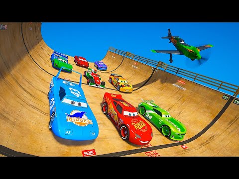 Сhallenge Pixar Cars   Crazy Mega Ramp McQueen & Friends The King Francesco Bernoulli Chase Racelott