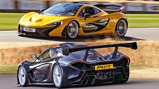 McLaren P1 & P1 GT "LongTail" by Lanzante - 900+ Hp Powerful Hybrid Hypercars at Goodwood FOS!