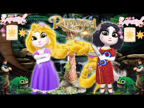 My Talking Angela 2 😍 || Rapunzel vs Mother Gothel || New Update || Cosplay