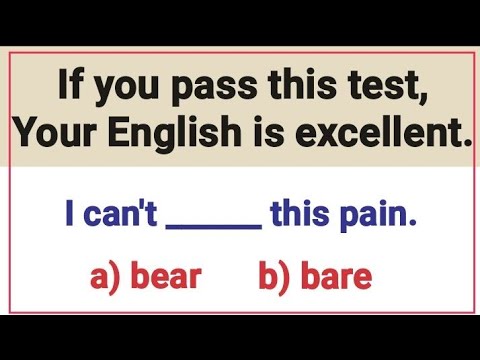 English Grammar Test ✍️ English lessons📘Can you pass this English grammar quiz?