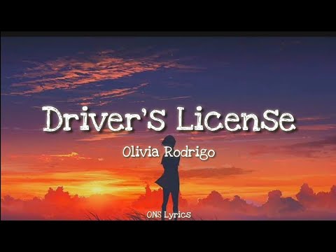 Olivia Rodrigo - Driver's License (Lyrics)