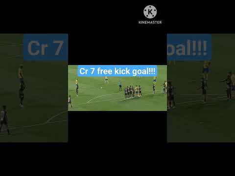 Cr7 freek kick goal vs Damac #shorts #cristianoronaldo #saudiarabia