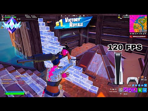 Fortnite Unreal Ranked Reload on PS5 | Controller Gameplay | 120 FPS