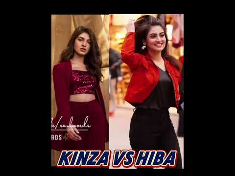 Kinza and Hiba The New Showdown of Beauty and Style!