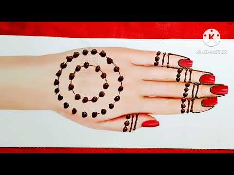 simple and beautiful mehndi design/new trick mehndi design/easy mehendi design/mehndi video/#mehndi