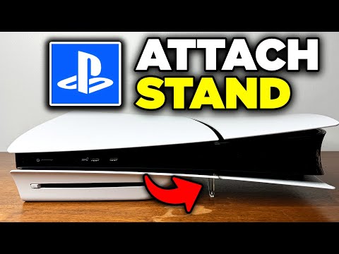 How to Put Stand on PS5 Slim (2025) - Attach Horizontal Stand