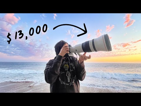 Shooting w/ a $13,000 telephoto lens