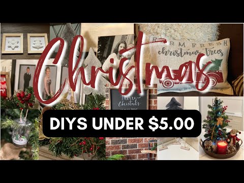 🎄 CHRISTMAS DIYS UNDER $5 | MUST SEE CHRISTMAS DIY MEGA VIDEO🎄