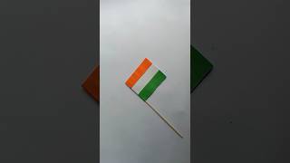 How to make Indian Flag #shortsfeed #indianflagmaking #viral #trending #shorts #diy