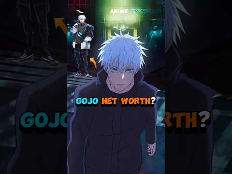 Gojo Lifestyle & Net Worth 😮 | Jujutsu kaisen In Hindi | #anime #jjk #shortvideo #shorts