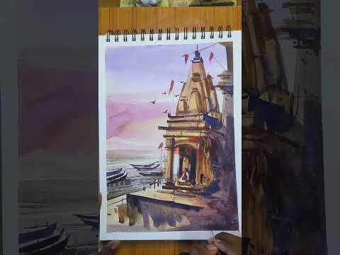 Varanasi vlog #shorts #art #drawing #music #painting #varanasi #kashi #uttarpradesh #narendramodi