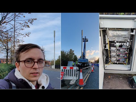 Inside the first EE Ericsson Streetworks Monopole (Cabinet Internals Tour)