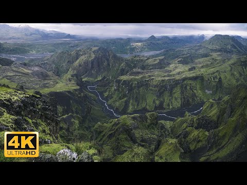 6 Hours Stunning Aerial Views 4K with Relaxation Music