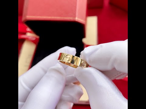 Unboxing Video | Cartier Love Ring, Yellow Gold